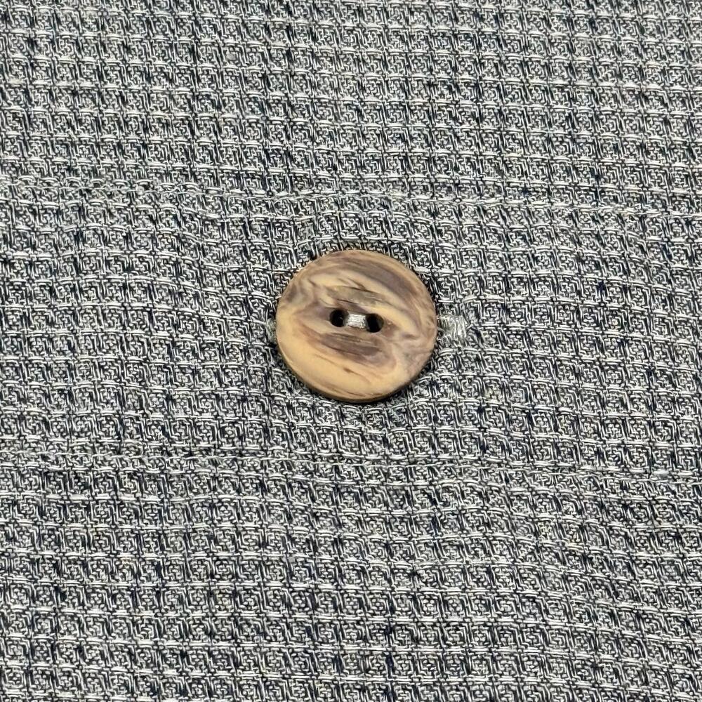 VTG SIGNUM Long Sleeve Button-Up Shirt SzXXL Microcheck Minimalist Germany Made - Picture 5 of 9